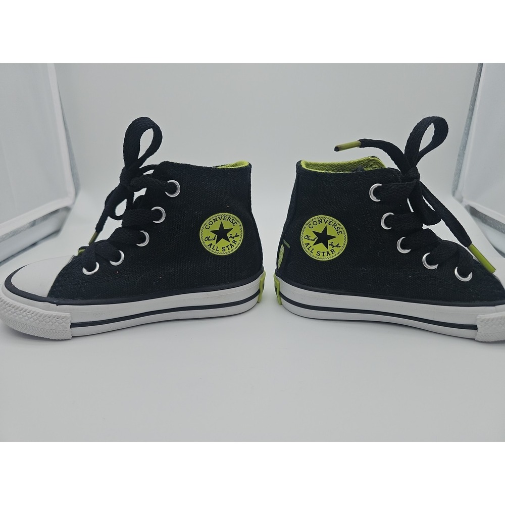 Converse All Star The Grinch RARE Hightop Shoes Size Todler Size 5 - Picture 4 of 8